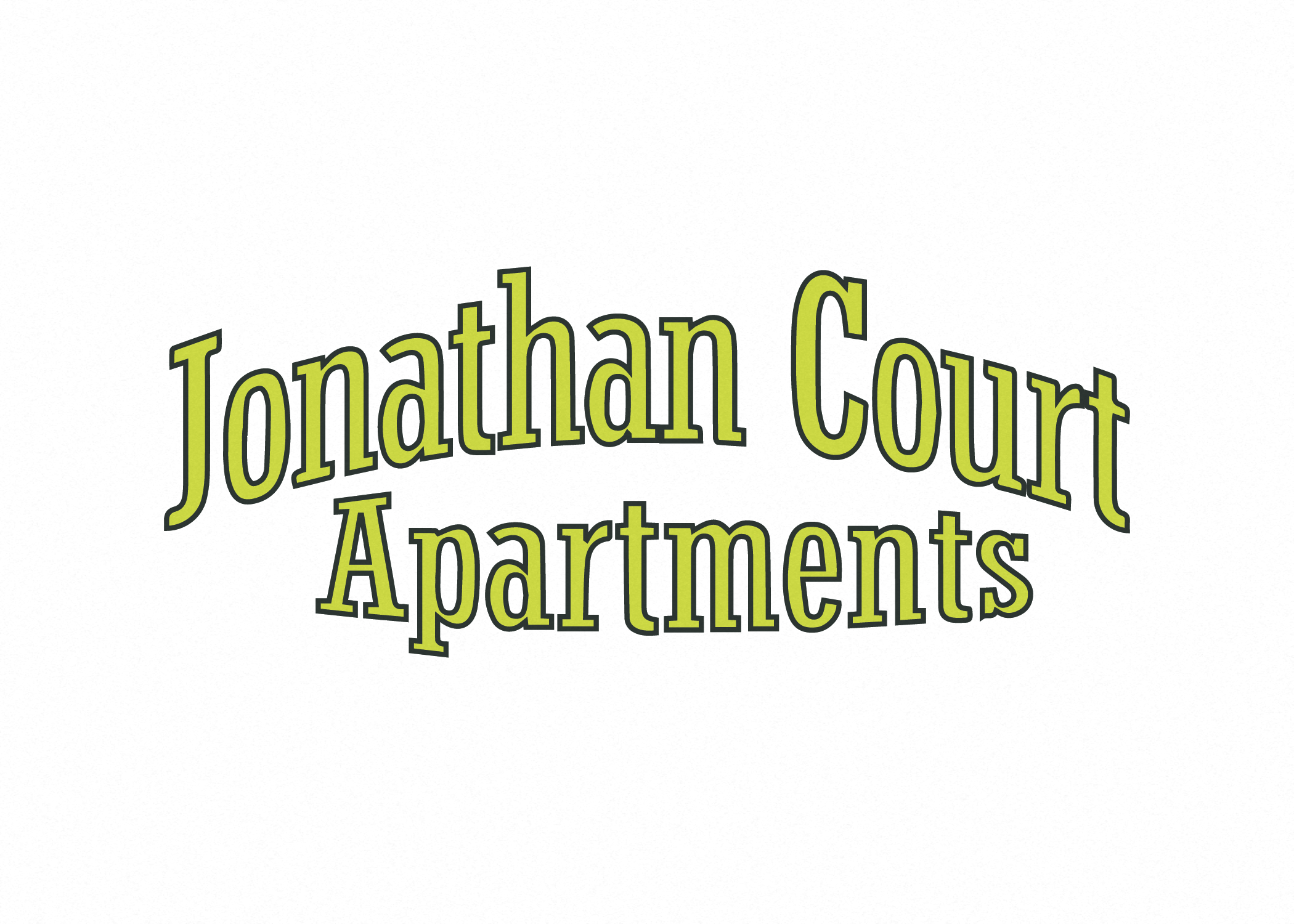 the logo apartments on a white background